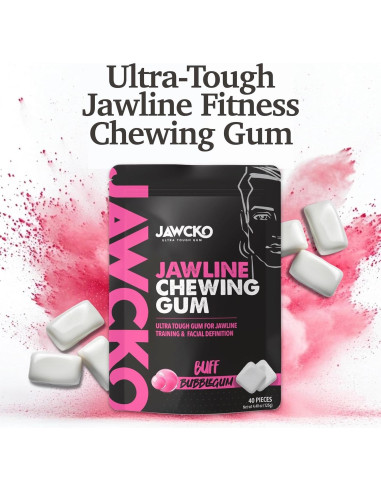Chicle Ultra Resistente JAWCKO para Mandíbula - 40 Piezas