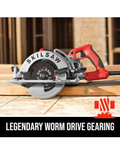 Sierra Circular SKIL 7-1/4" 15A Engranaje de Gusano Ligera 2