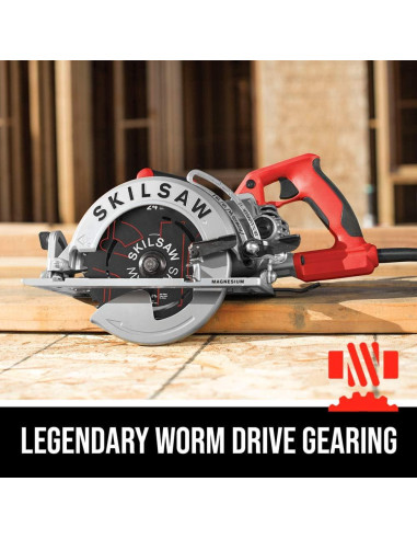 Sierra Circular SKIL 7-1/4" 15A Engranaje de Gusano Ligera