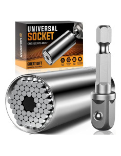 Juego de Enchufes Universales HELEMAN para Taladro Eléctrico