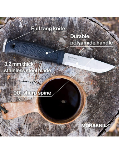 Cuchillo de Supervivencia Morakniv Garberg Acero Inoxidable 109mm