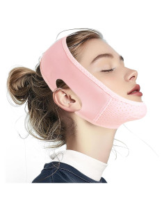 Correa Facial Reutilizable Yuibthr para Dormir - Rosa