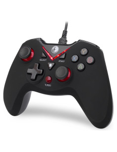 Controlador USB V-one Gamepad Joystick Rojo para PC y Android