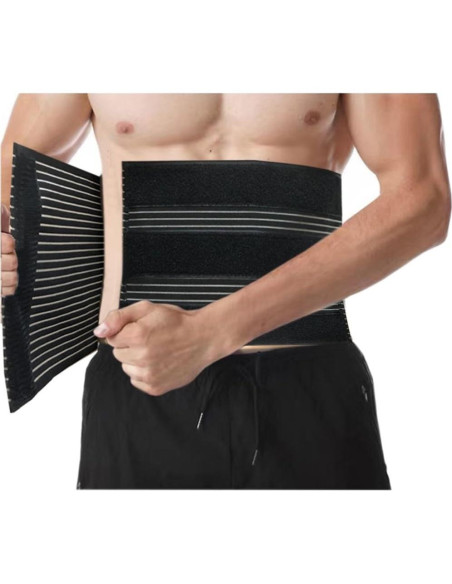 Faja de Compresión ONETOZERO para Alivio Lumbar Negra Faja de Compresión ONETOZERO para Alivio Lumbar Negra