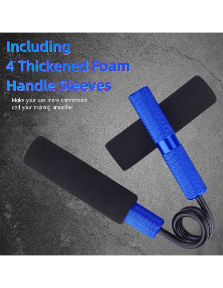 Entrenador de Fuerza de Agarre AIKESIWAY 4 Pack 50-200LB Entrenador de Fuerza de Agarre AIKESIWAY 4 Pack 50-200LB