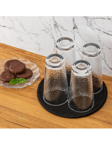 Trivetes de Algodón Cazzon 8 Pulgadas 2 Pcs Resistentes al Calor
