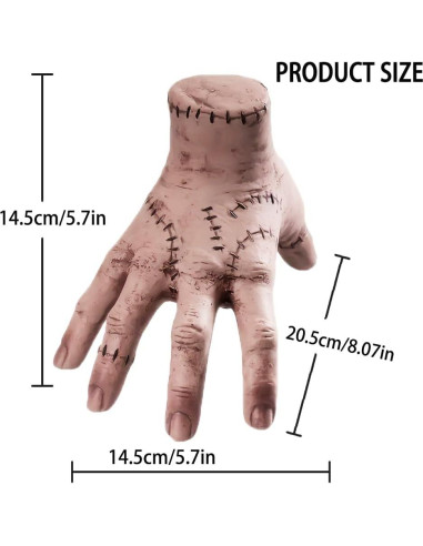 Mano de Cosplay Addams Yewmow 14.5cm Realista Halloween