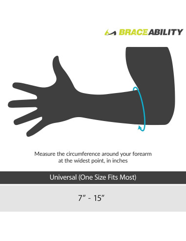 Faja para Epicondilitis BraceAbility - Soporte para Codo Unisex