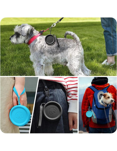 Bolsa de Golosinas de Silicona para Perros WALLFID 2PCS