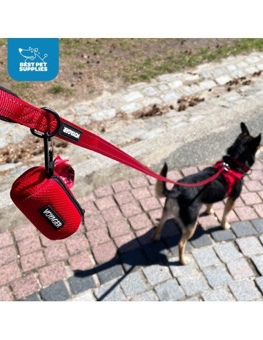 Dispensador de Bolsas de Excremento para Perros Rojo