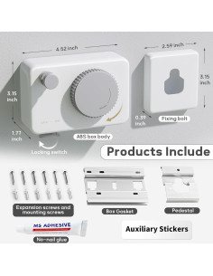 Cuerda de Ropa Retráctil Ruirgo 4.2m Antisag Acero Inoxidable 2