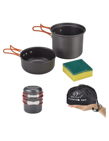 Juego de Utensilios de Cocina para Camping Bulin 4 Piezas