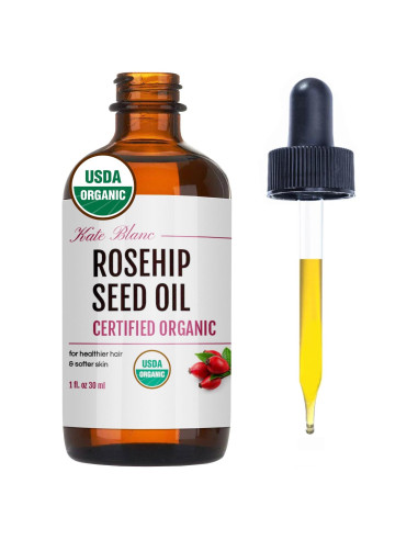 Aceite de Rosa Mosqueta Orgánico Kate Blanc 30ml Prensado en Frío