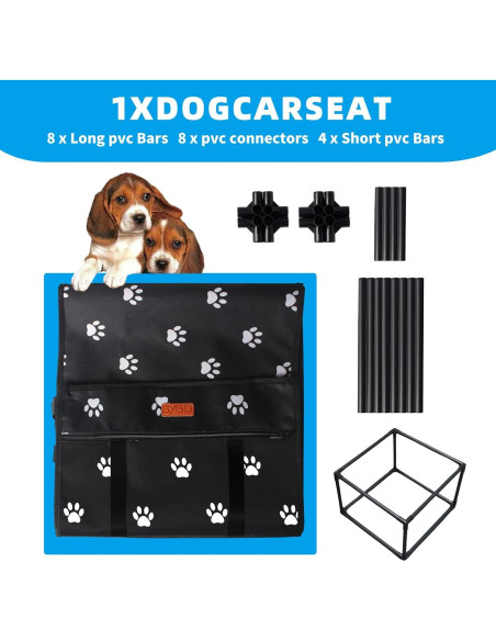 Asiento Elevador para Perros BYGD, Plegable y Transpirable Asiento Elevador para Perros BYGD, Plegable y Transpirable