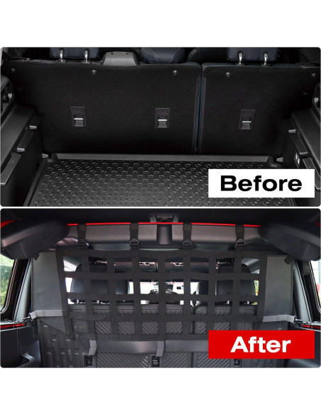 Barrera de Seguridad para Mascotas G para Ford Bronco 2021-2025 Barrera de Seguridad para Mascotas G para Ford Bronco 2021-2025