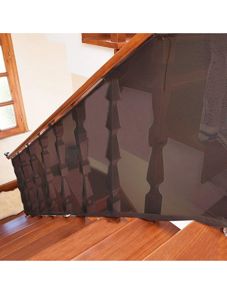 Red de Seguridad Infantil Adsoner 3m x 0.76m Malla Resistente Red de Seguridad Infantil Adsoner 3m x 0.76m Malla Resistente
