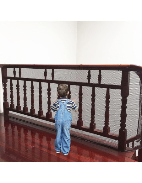 Red de Seguridad Infantil Adsoner 3m x 0.76m Malla Resistente Red de Seguridad Infantil Adsoner 3m x 0.76m Malla Resistente