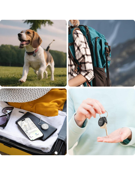 Rastreador Bluetooth Apple Air Tags MFi - Paquete de 2 Rastreador Bluetooth Apple Air Tags MFi - Paquete de 2