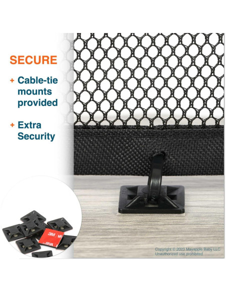 Red de Seguridad para Escaleras Mayapple Baby 3,05m Bebés Red de Seguridad para Escaleras Mayapple Baby 3,05m Bebés