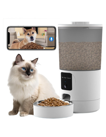 Comedero Automático para Gatos SonoxJunan 6L con Cámara 2K Comedero Automático para Gatos SonoxJunan 6L con Cámara 2K
