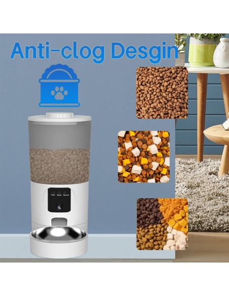 Comedero Automático para Gatos SonoxJunan 6L con Cámara 2K Comedero Automático para Gatos SonoxJunan 6L con Cámara 2K