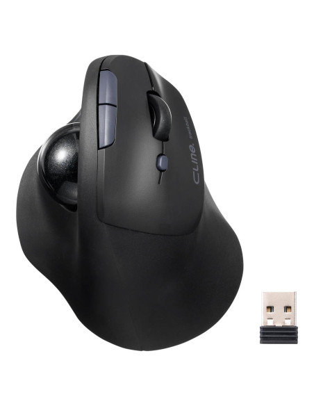 Ratón Trackball Inalámbrico SANWA Ergonómico Negro Ratón Trackball Inalámbrico SANWA Ergonómico Negro