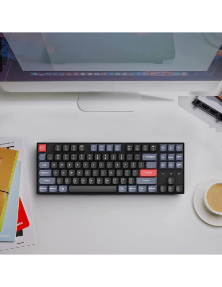 Teclado Mecánico Inalámbrico Keychron K8 Pro TKL 87 Teclas Teclado Mecánico Inalámbrico Keychron K8 Pro TKL 87 Teclas