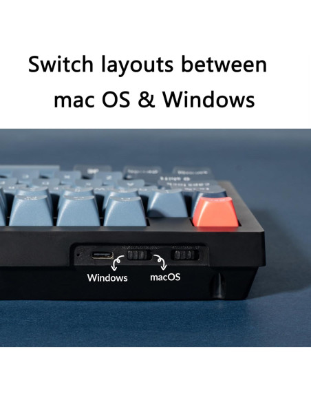 Teclado Mecánico Inalámbrico Keychron V5 Max RGB 100 Teclas Teclado Mecánico Inalámbrico Keychron V5 Max RGB 100 Teclas