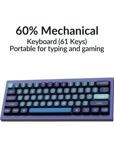 Teclado Mecánico Keychron Q4 60% USB-C Gateron Rojo