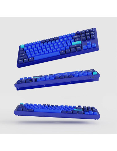 Teclado Mecánico Keychron Q3 TKL Programable Gateron Azul