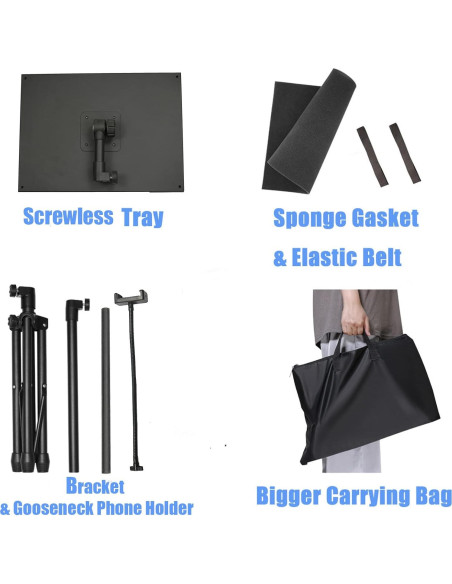 Soporte de trípode ajustable Kereal para proyector y laptop Soporte de trípode ajustable Kereal para proyector y laptop