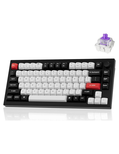 Teclado Mecánico Inalámbrico Keychron Q1 HE RGB 82 Teclas Teclado Mecánico Inalámbrico Keychron Q1 HE RGB 82 Teclas