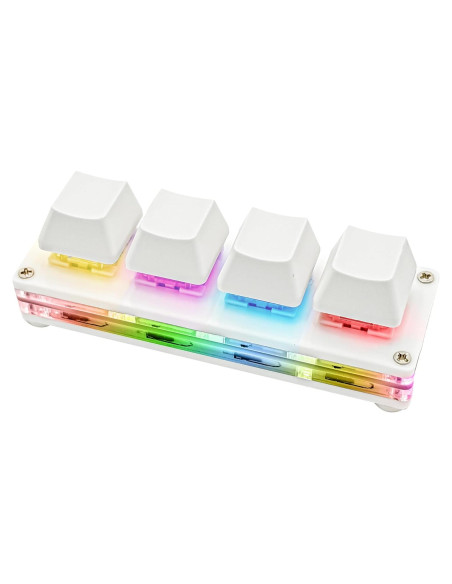 Teclado Mecánico Mini Gaming ByteX 4 Teclas USB RGB Teclado Mecánico Mini Gaming ByteX 4 Teclas USB RGB