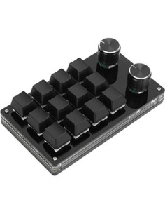 Teclado Mecánico Programable RGB Tangxi 12 Teclas Negro 2
