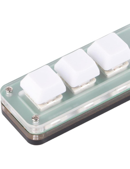 Teclado Numérico Mecánico Luqeeg RGB 3 Teclas Programable Teclado Numérico Mecánico Luqeeg RGB 3 Teclas Programable