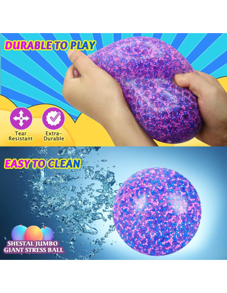Bola de Estrés Jumbo 10 cm WISYME Alivio Ansiedad Adultos Bola de Estrés Jumbo 10 cm WISYME Alivio Ansiedad Adultos
