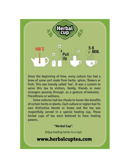 Té Antiestrés Orgánico Herbal Cup - 16 Bolsitas 53g Té Antiestrés Orgánico Herbal Cup - 16 Bolsitas 53g
