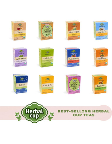 Té Antiestrés Orgánico Herbal Cup - 16 Bolsitas 53g