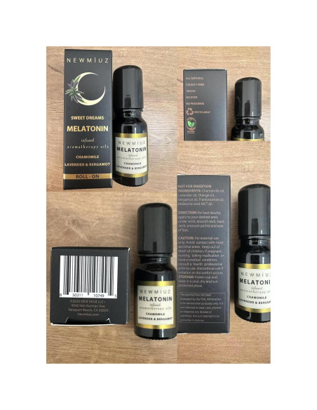 Aceite Esencial de Melatonina Roll On New Miuz 10ml Aceite Esencial de Melatonina Roll On New Miuz 10ml