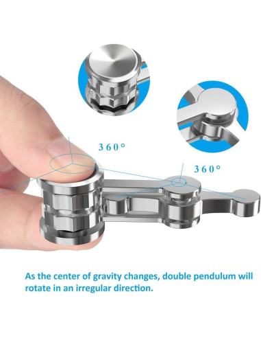 Spinner Antiestrés Trianium de Metal 5,4 cm para Niños y Adultos