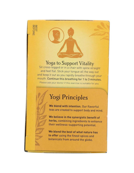 Suplemento Orgánico Yogi Tea Apoyo al Estrés 16 Bolsitas Suplemento Orgánico Yogi Tea Apoyo al Estrés 16 Bolsitas