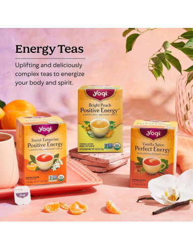 Yogi Tea Muestra Energía Orgánica 3 Bolsitas Sabor