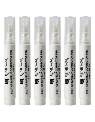 Bolígrafo Corrector de Maquillaje 6 Pcs Genérico 2.4mL