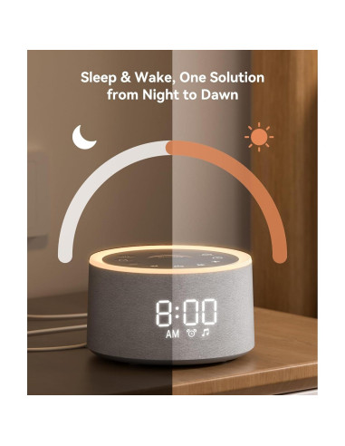 Máquina de Sonido Dreamegg D1+ con Reloj Despertador