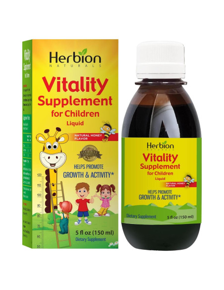 Suplemento de Vitalidad Herbion para Niños 150 ml Crecimiento Suplemento de Vitalidad Herbion para Niños 150 ml Crecimiento