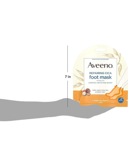 Mascarilla Reparadora CICA Aveeno para Pies y Manos 1 unidad Mascarilla Reparadora CICA Aveeno para Pies y Manos 1 unidad