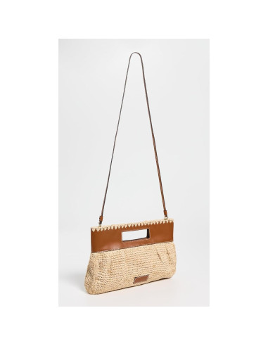 Clutch de Cuero STAUND Lena para Mujeres 30x15cm Natural
