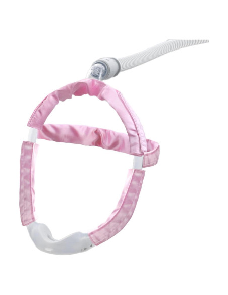 Cubiertas de Correa CPAP de Satén Rosa para DreamWear y ResMed Cubiertas de Correa CPAP de Satén Rosa para DreamWear y ResMed