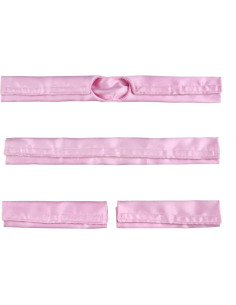 Cubiertas de Correa CPAP de Satén Rosa para DreamWear y ResMed 2