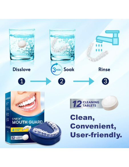 Protector Bucal Nocturno UNIEDI para Rechinar Dientes Protector Bucal Nocturno UNIEDI para Rechinar Dientes